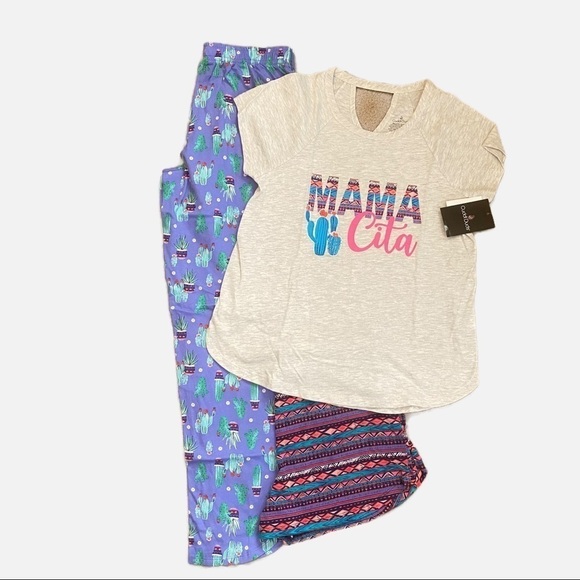 NWT Cuddl Duds Mama Cita Pajama Set XS - Picture 2 of 5
